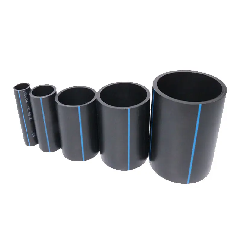 Plastik PE Selang 16Mm Biru Line 3 Inch Poly Fleksibel ISO/Standar GB HDPE Roll Harga Pipa