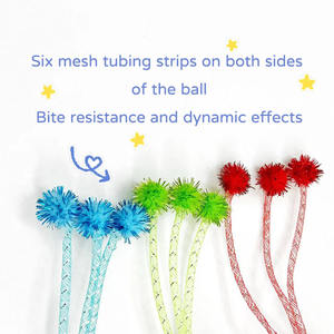 Usine directe interactive jouet pour animaux de compagnie bonbons jouet balle avec bruissement son soulagement de l'ennui pour chats chats aiment jouer plus - Product Image 5
