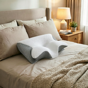 <span class=keywords><strong>Cuscino</strong></span> Ergonomico a Farfalla in Memory Foam <span class=keywords><strong>di</strong></span> Lusso OEM & ODM <span class=keywords><strong>per</strong></span> Alleviare il Dolore al <span class=keywords><strong>Collo</strong></span>, Ideale <span class=keywords><strong>per</strong></span> Dormire <span class=keywords><strong>di</strong></span> Lato, con Contorno Rimovibile - Product Image 6