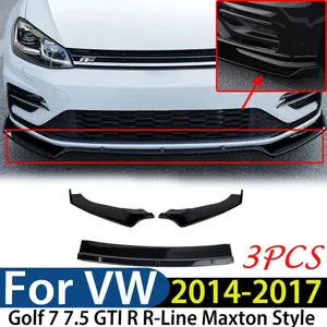 Para Golf 7 7.5 R R-Line 2014-2017, Estilo de Alerón Delantero para Automóvil, Protector de Parachoques, Modificación Exterior - Product Image 1