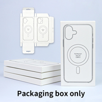 Boîte d'emballage en gros, conception personnalisée, logo, électronique grand public, gaufrage universel, carton recyclable, boîte pour étui de téléphone portable