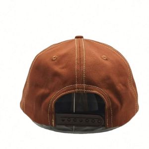 Wholesale Oem Custom Embroidery Logo 5 Panel Unstructured High Quality Men Women Cotton Snapback Cap <b>Hats</b> - Product Image 4