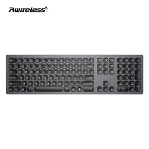 Tùy chỉnh bố trí 109 yên tĩnh phím 13 phím tắt Scissor chuyển đổi có thể sạc lại không dây ABS Bluetooth bàn phím với số bàn phím - Product Image 1