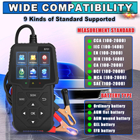 B701 OBD2 Probador de Batería de Coche, Lector de Códigos de Error, Escáner de Coche OBDII/EOBD Multi-idioma