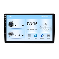 Lecteur Android de voiture portable de 10 pouces avec navigation GPS et audio haute résolution, assistance à la marche arrière, écran tactile combiné, autoradio