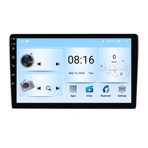 Портативный 10-дюймовый автомобильный <span class=keywords><strong>android</strong></span>-плеер с GPS-навигацией и высоким разрешением аудио с обратной связью, сенсорный экран, автомобильное радио - Product Image 1