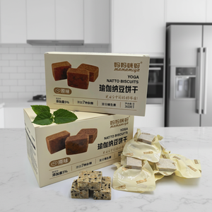 Biscuits compressés riches en vitamines avec 5% de poudre de Natto ajoutée, 360g, saveur originale, biscuits de yoga au Natto - Product Image 1