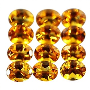 Genuine Supplier Offers 100% Natural Fine Quality Oval Cut Faceted <strong>Citrine</strong> Loose Gemstone Yellow Colour <strong>Jewellery</strong> Making Mix - Product Image 2