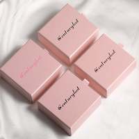 Boîte à bijoux en carton rigide avec logo personnalisé de luxe unique, boîte à bijoux avec tiroir, emballage cadeau