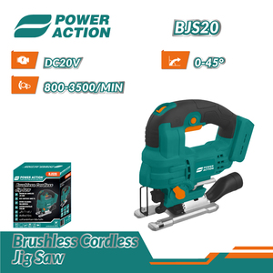 20V 휴대용 전동 공구 브러시리스 무선 커브 톱 목재 곡선 절단기 충전식 리튬 지그 톱 - Product Image 2