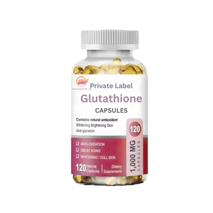 Cápsulas de L-Glutatión Natural Personalizadas, Suplemento de Belleza con Café Negro para Adultos, Pérdida de Peso, Adelgazamiento, Metabolismo, 60 Cápsulas - Product Image 1