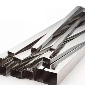 ASTM SS304 316L 316 430 rectangular inox Stainless Steel square Pipe tube with good price