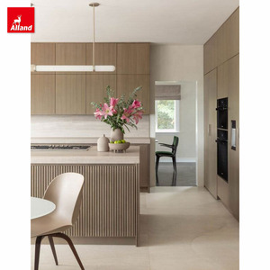 Alland tu sửa Châu Âu Trắng rửa sồi mô-đun Túi cửa trượt đựng thức ăn Hệ thống lưu trữ bằng gỗ tủ bếp phần cứng - Product Image 3