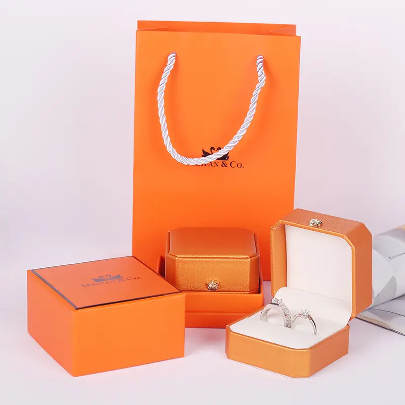 Benutzer definierte Logo Elegante High-End-Samt Schmucks cha tulle und Tasche für Ohrring Ring Halskette Geschenk verpackung