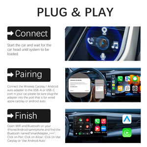Adaptador Inalámbrico Carplay 2 en 1 con Diseño Mini USB para Autos con Cableado para Apple Carplay, Conexión Estable - Product Image 5