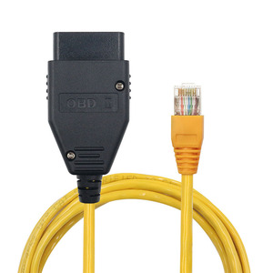 Câble de diagnostic Ethernet jaune BMW pour la détection des pannes des voitures de la série F - Product Image 3