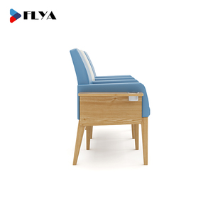 3-Seater หนังสำหรับโรงพยาบาลสำนักงานบริเวณเก้าอี้ห้องรอของธนาคารสนามบินคลินิกผู้ป่วย - Product Image 3