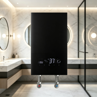 Calentador de Agua Instantáneo sin Tanque de 8500W con Frecuencia Variable, Retardante de Llama, 220V, Portátil, para Uso Doméstico