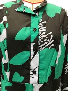 Vestidos de Otoño para Mujer, Vestido Largo Formal con Estampado Digital, Estilo Informal y <span class=keywords><strong>Elegante</strong></span>, Talla Grande - Product Image 5