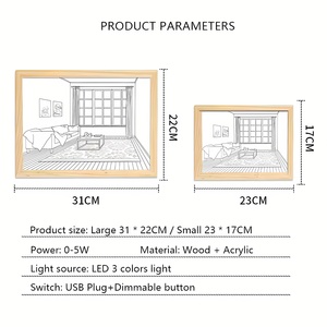 <span class=keywords><strong>Jujustu</strong></span> Kaisen personnalisé Anime imprime Led cadre Photo avec lumière dessin animé Figure LED peinture lampe garçons/filles pour la décoration de la chambre - Product Image 4