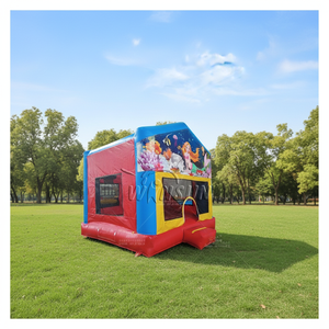 Château gonflable WINSUN pour intérieur, en PVC, ignifuge, imperméable, facile à installer, combo pour enfants - Product Image 1
