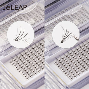 Offre Spéciale nouvelle tendance en gros 0.05mm 0.07mm 5D 7D trois pointes tige <span class=keywords><strong>courte</strong></span> Premade Volume ventilateur cils Premade ventilateurs - Product Image 1