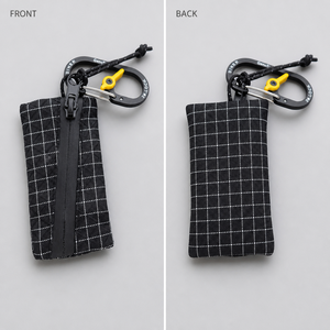 미니 나일론 키 케이스(카라비너 클립 포함), 열쇠와 동전을 위한 지퍼 파우치 - Product Image 3