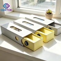 Cartouche de luxe personnalisée recyclable pour stylo à batterie 1ml, cartouche de haute qualité, cadeau, carton ondulé auto-érecteur à l'épreuve des enfants