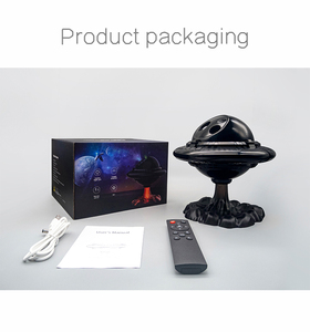 Kích thước mới đầy sao ánh sáng trẻ em đồ chơi trang trí đèn UFO Led Sao đêm chiếu UFO Aurora chiếu với hình ảnh tùy chỉnh - Product Image 5