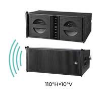 Système de sonorisation professionnel Line Array 10 pouces avec caisson de basses 18 pouces pour concert, fête, club