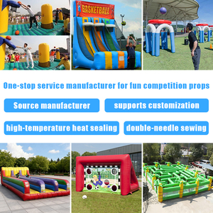 Portería de Fútbol Inflable Comercial Segura, Resistente y Duradera para Niños, con Objetivo para Lanzar Dardos - Product Image 3