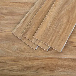 5mm 6mm UV coating waterproof click locking spc vinyl flooring planks suelo vinilico en click de pvc