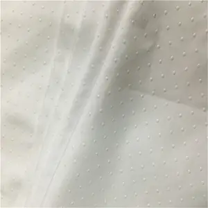宽幅pvc点状防滑面料床垫硅胶防滑面料防滑超细纤维涤纶面料