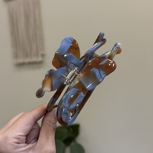 New Korean Acetate butterfly Hair Claw High-grade Ins Temperament Hair Shark Clip Hair Accessories - Product Image 3