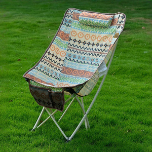 Sedia da Campeggio Pieghevole Ultraleggera con Schienale Alto in Tessuto Oxford per Pesca, BBQ, Spiaggia e Picnic - Product Image 1