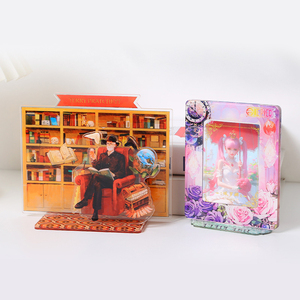 ของตกแต่งรูปคนการ์ตูนแบบปรับแต่งได้ หลายฉากประกอบ ตัวละคร DIY งานฝีมืออะคริลิกพลาสติก สำหรับตกแต่งโต๊ะหรือตั้งโชว์ - Product Image 4