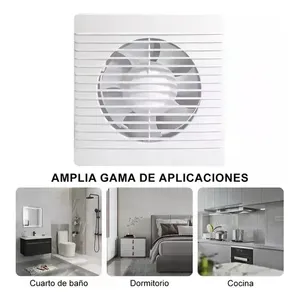 Ventilatore estrattore aria da 6 pollici 28W per bagno e cucina scarico modello di seconda generazione - Product Image 6