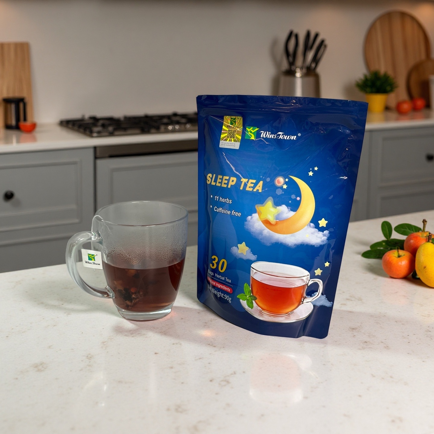 Chinese Herbal Medications Weighted Strong 8 Hours Better Herbs Supplements Pills Products for Support Deep Sleep Tea
