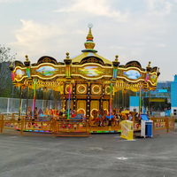 Manège de fête foraine extérieur 36 places, carrousel de chevaux de Noël pour enfants à vendre