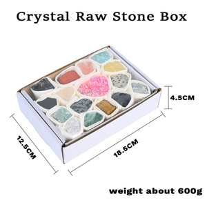 Wholesale Spirit Natural Angel Aura Heart Crystal Healing Stones Gemstone Raw Stone Specimen Gift <b>Box</b> for Gift - Product Image 3