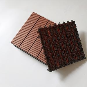 Factory Direct WPC Outdoor Flooring <b>Tiles</b> Wood Plastic Composite Waterproof <b>Interlocking</b> Decking <b>Tile</b> - Product Image 3