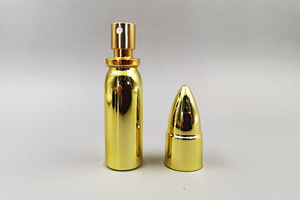 Goud 6Ml Kogelvormige Aluminium Orale Spuitfles Lege Spuitbus Met Hete Stempelen Voor Parfumvloeistof - Product Image 3