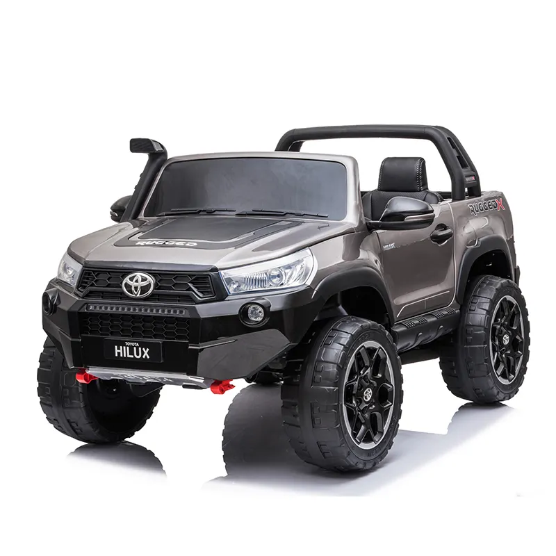 Coches de juguete Toyota Hilux con licencia de gran tamaño, 24V, con pilas, para que conduzcan los niños
