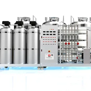 2000L- Button control two stage reverse osmosis industrial pure water processor