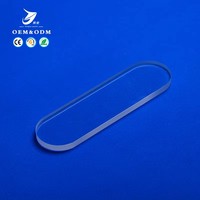 Tubo de Vidrio de Cuarzo Transparente Pulido 99.99% Puro, Ventana de Observación Tengjun TJ-013, Servicios de Corte y Soldadura