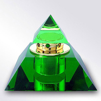 Schwarz Pyramide Kristall Männer Parfüm Flasche Für Corporate Geschenke