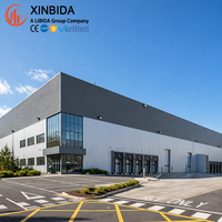 Entrepôt en structure métallique préfabriquée, écologique, haute résistance, pour le stockage logistique industrielle
