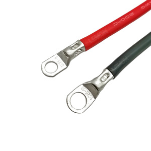 10 AWG Niederspannungs-PVC-Mantel-Batterie-Wechsel richter kabel aus reinem Kupfer mit 1/4 <span class=keywords><strong>3</strong></span>/8 5/18 Lug-Anschluss kabels atz für Automobile - Product Image 2
