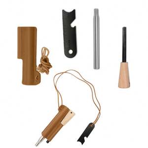 Encendedor de Fuego de Acero Inoxidable Impermeable de Bajo <span class=keywords><strong>Precio</strong></span> Directo de Fábrica Baiyuheng, Material para Encender Fuego con Cuerda - Product Image 1