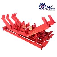 Support réglable fixe en acier électrostatique pour rouleaux de convoyeur